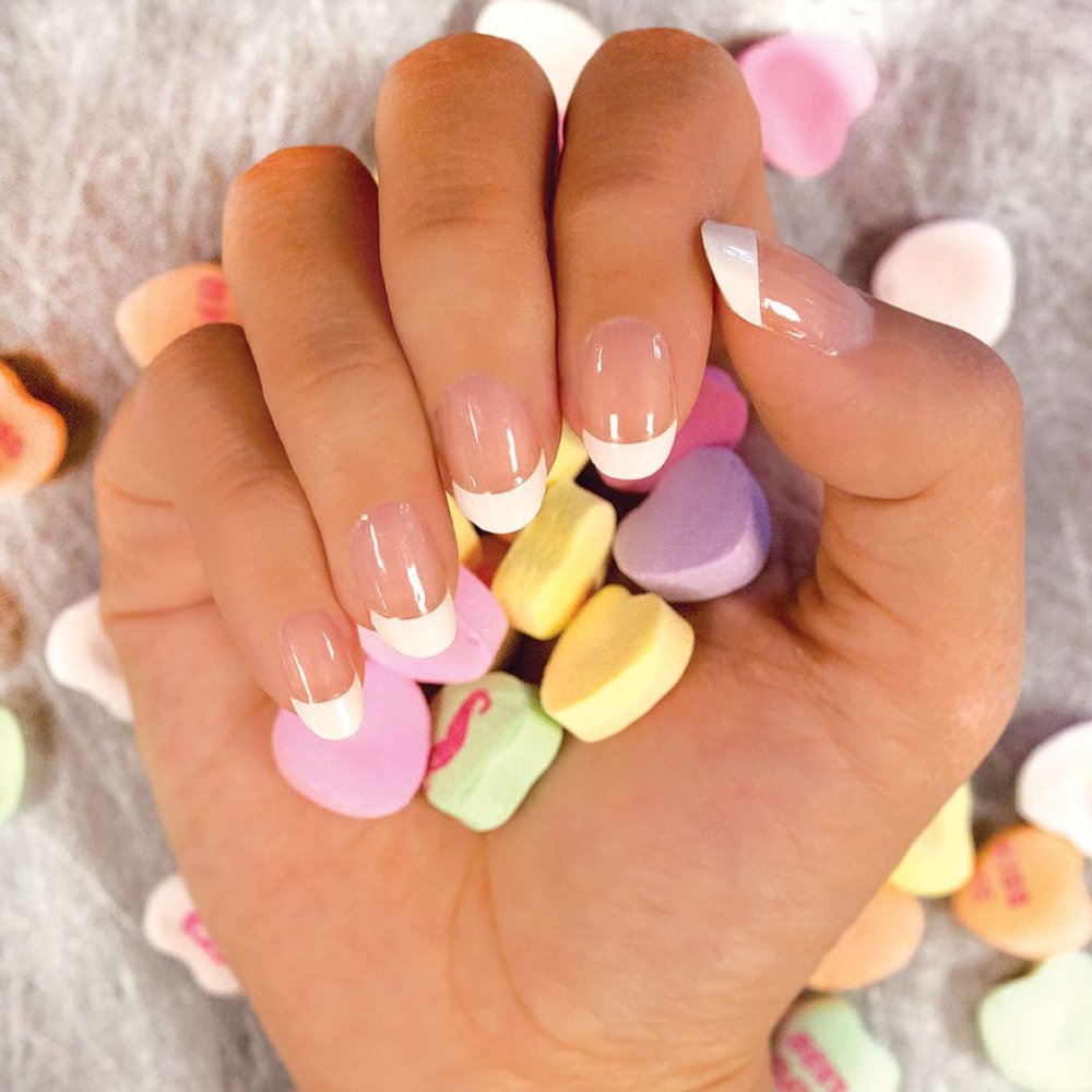 Color Street City of Love French Manicure Nail Strips